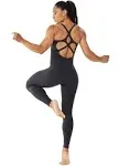 Lovesoft Women's Sleevesless Backless Bodysuit