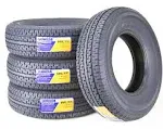 Grand Ride Set 4 Trailer Tires ST235/80R16 Radial 10 Ply Load Range E Steel Belted Radial w/Featured Scuff Guard 11123