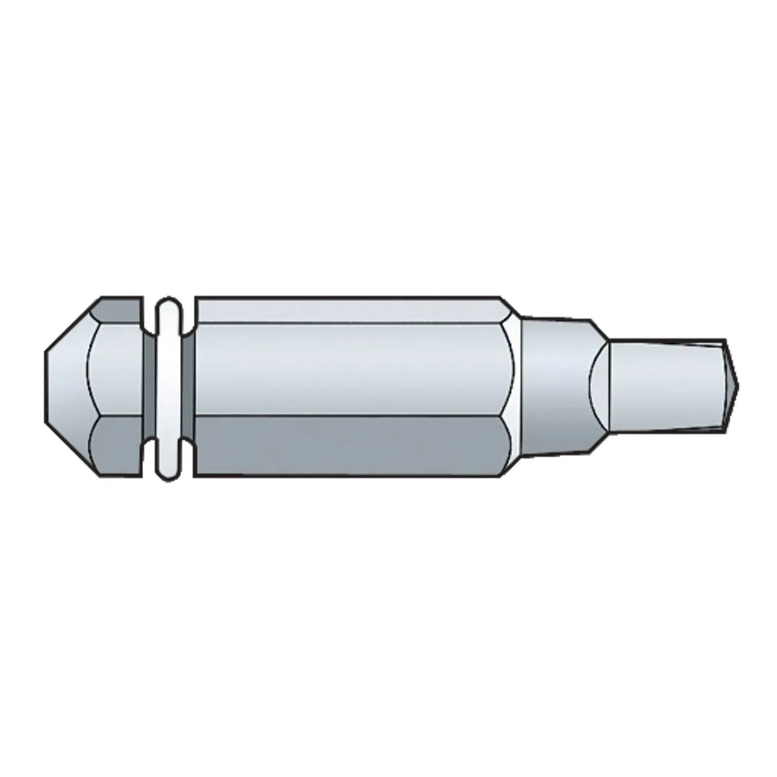 Simpson - QuikDrive BIT2S-RC10 #2 Square Driver Bit, Pkg 10