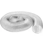 2-1/2" x 10' Ultra-Flex Clear Vue PVC Hose - Made in USA!