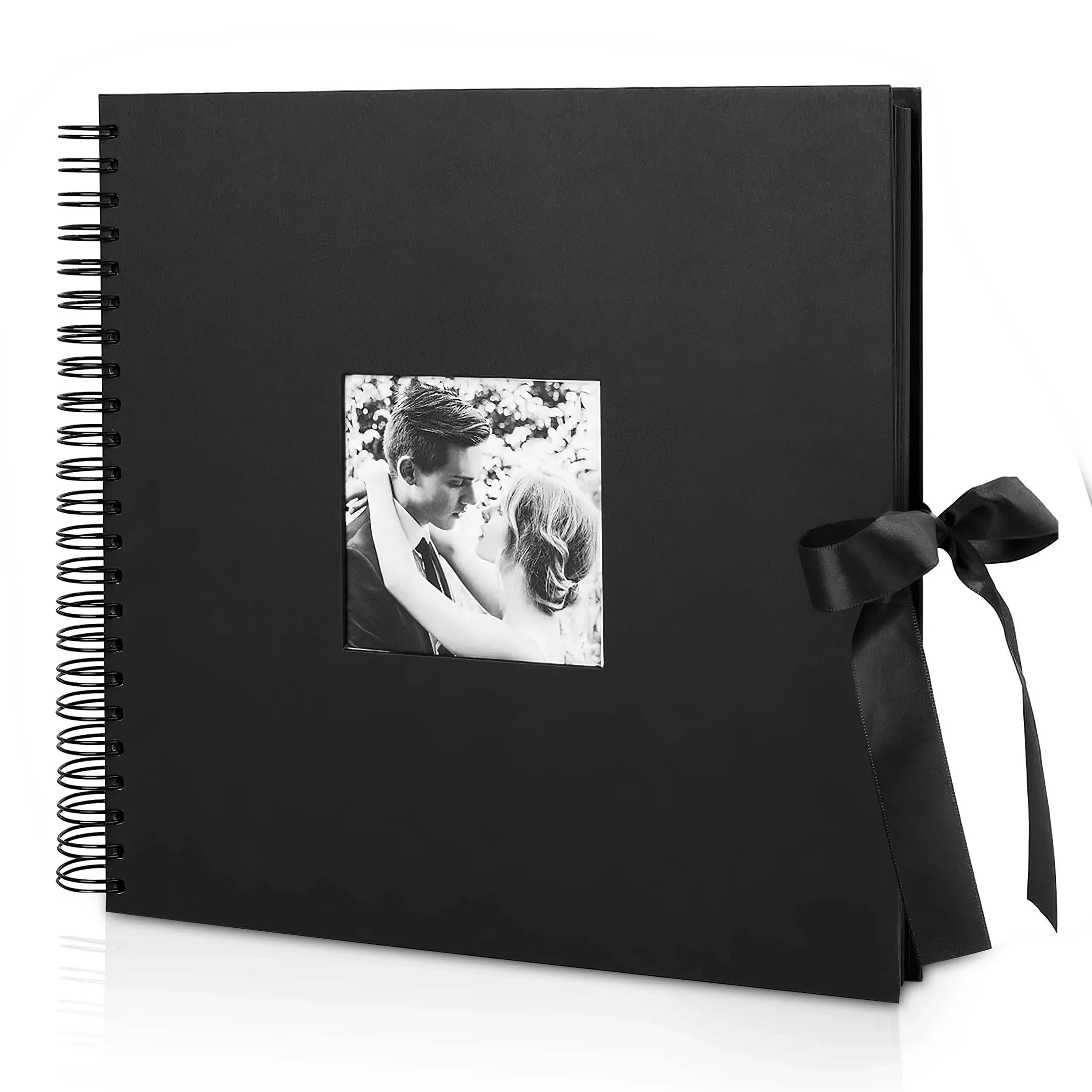 INNOCHEER Photo Album Scrapbook - Self Black 10X10, 10X10 