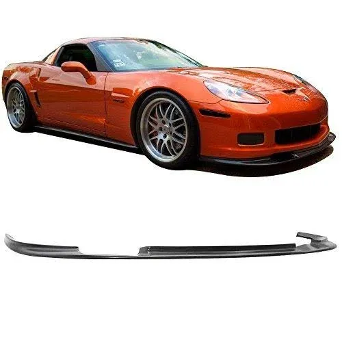 Chevy Corvette C6 Z06 ZR1 Style Front Bumper Lip