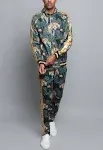 Royal Floral Tiger Track Suit