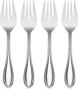 Oneida American Harmony Everyday Flatware Dinner Forks, Set of 4