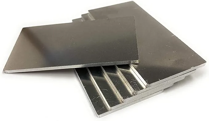 Welding Coupons - 1/8" Thick (.125 Inch) 5052 Aluminum - 2" X 4" (2 Inch by 4 Inch) - Multipacks - Made in USA - Weld Practice and Training for MIG, TIG, Stick, Arc, Gas and Brazing (6 Pack)