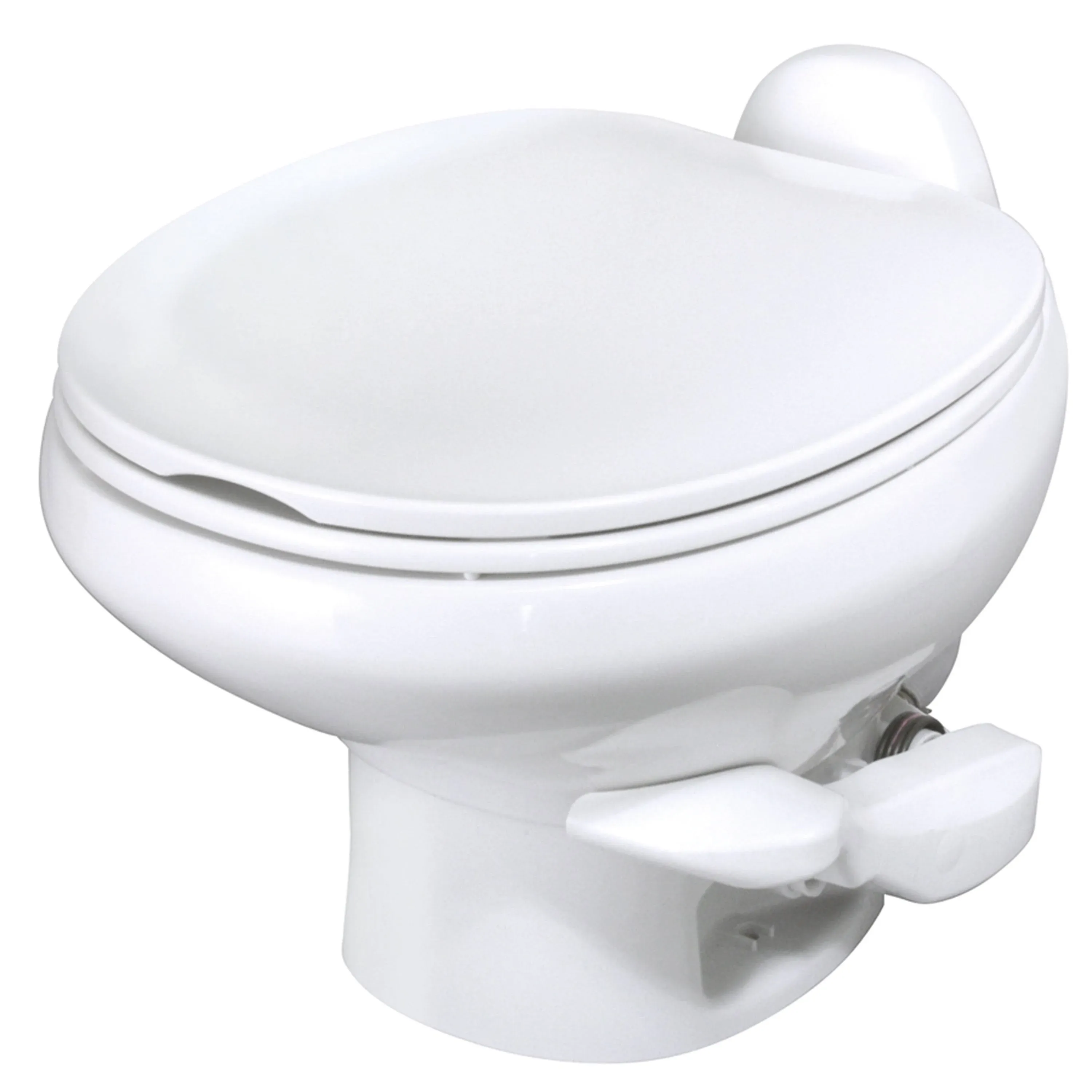 Thetford 42059 Aqua Magic Style II White Plastic Low Profile Built-In Toilet