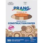 Pacon Multicultural Construction Paper, 12"x9", Assorted, 50 Sheets