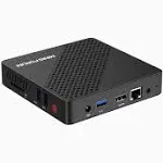 MINISFORUM N40 Mini PC UHD 4K@60Hz Celeron N4020(up to 2.8GHz) Fanless Mini Computer, DDR4 4GB+64GB eMMC, DIY SSD, Dual Band WiFi, HDMI&VGA Desktop Mini Computer