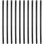 29-1/2 Inches Myard Heavy Duty Flat Straight Iron Deck Balusters with Screws for Wood Composite Facemount Deck Railing (25-Pack, Matte Black)