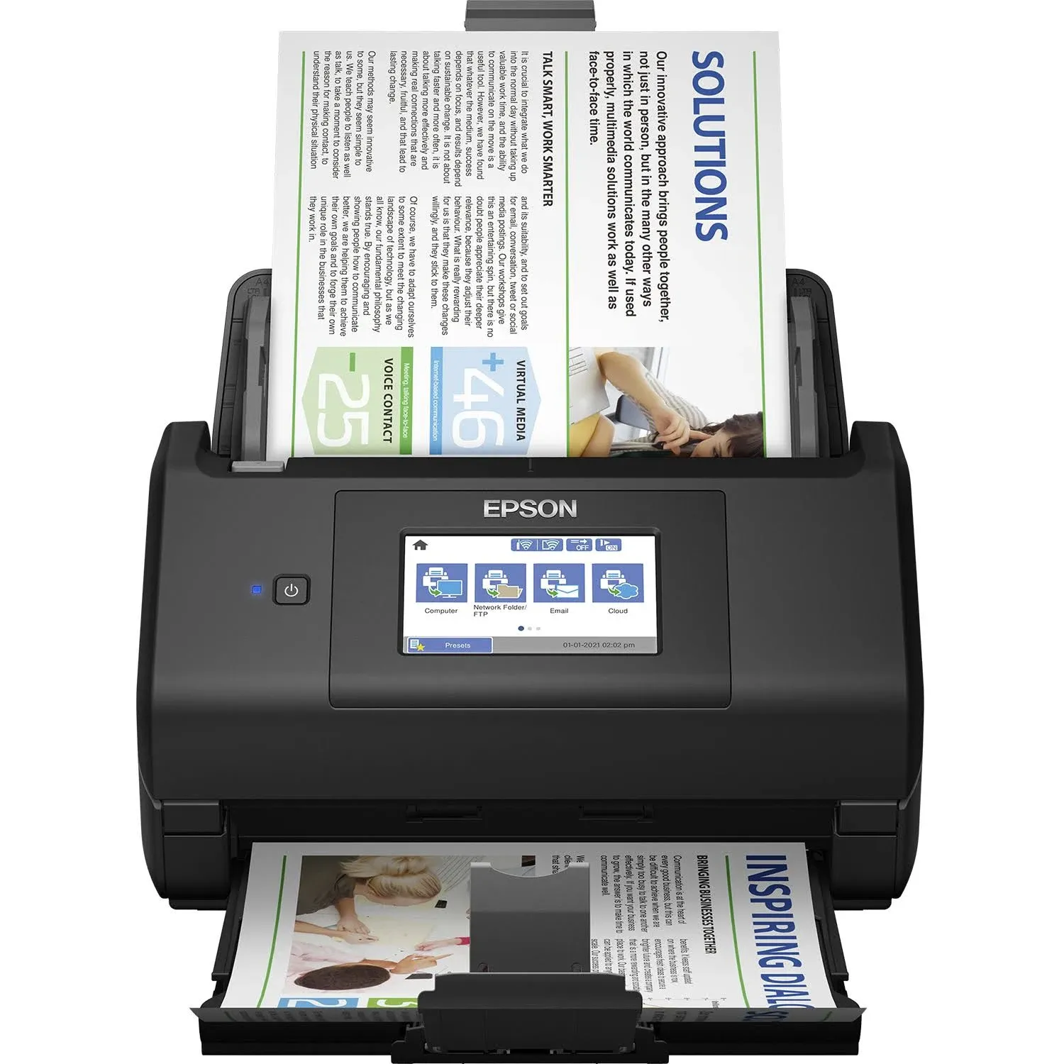 Epson WorkForce ES-580W Wireless Duplex Document Scanner