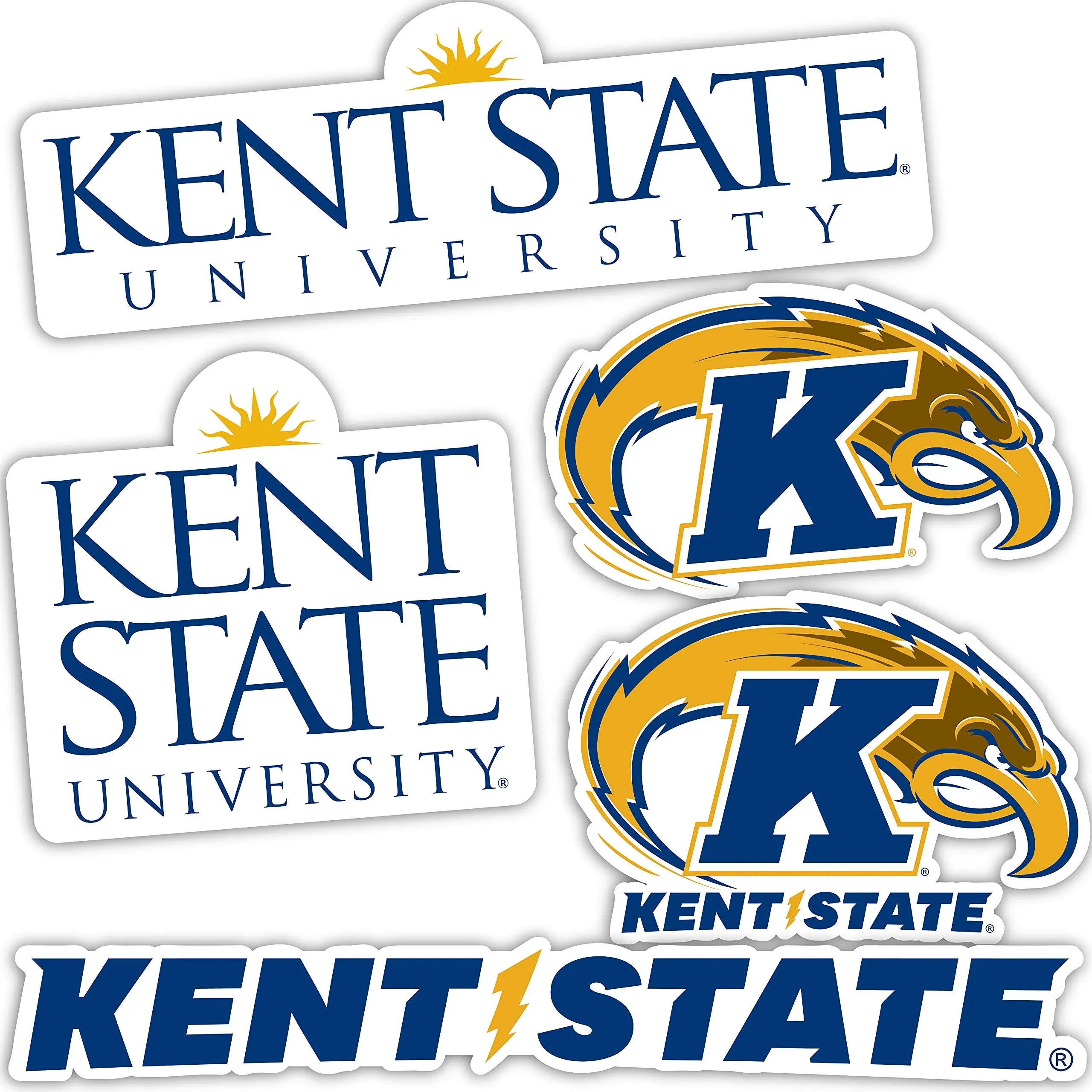 Kent State University KSU Golden Flashes Sheet Sticker (Type 2 Sheet)