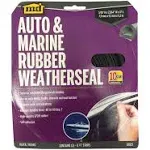 M-D 17-ft x 11/32-in Black Rubber Foam Window Weatherstrip