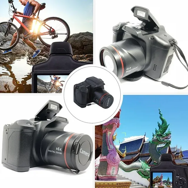 1080P HD LCD Digital Video Camera Camcorder 16x Zoom Vlogging Camera Recorder