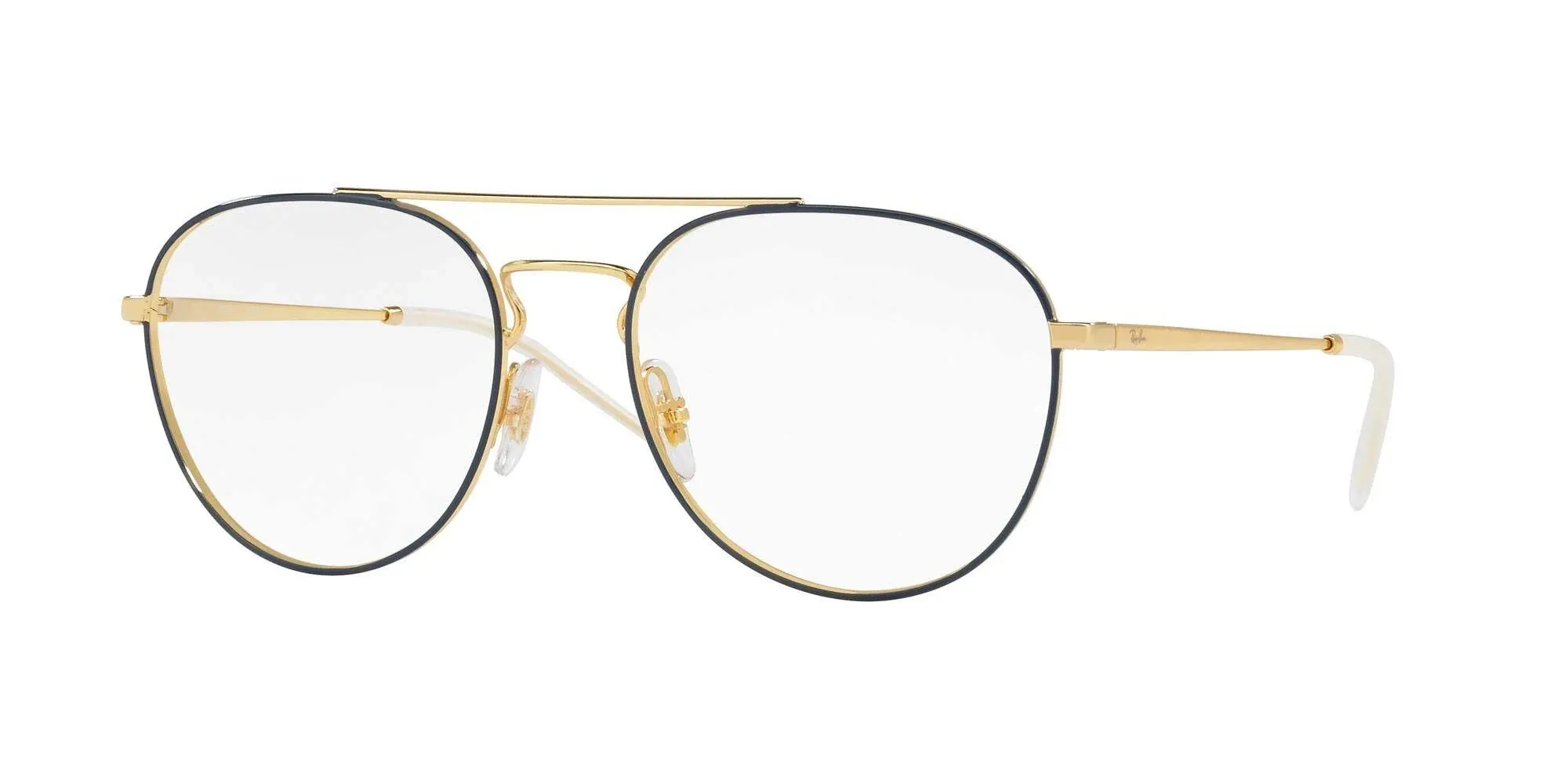 Ray Ban RX6414 Eyeglasses - 2979 Gold Top Blue