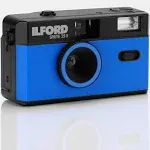 Ilford Sprite 35-II - Reusable 35mm Film Camera Black & Blue