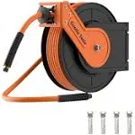 Giraffe Tools Retractable Air Hose Reel-Alloy Steel Reel-3/8in