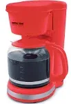 Better Chef 12-Cup Coffee Maker, Red