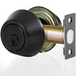 Double Keyed Deadbolt Lock Keyed On Both Sides 2way Adjustable Cylinder Deadbolt