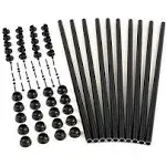 Snap'n Lock Baluster Kit-Round - Black / 3/4" x 25" / 10-Pack