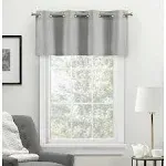 Exclusive Home Loha Light Filtering Grommet Straight Valance Dove Grey