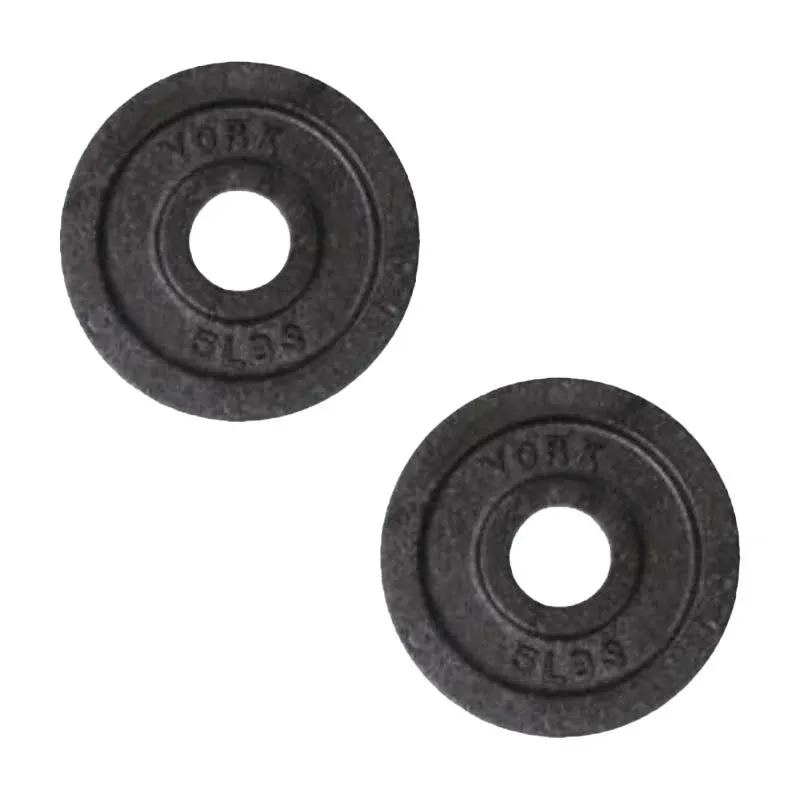 York Barbell Legacy Cast Iron Precision Milled Olympic Weight Plates