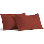 Cosy House Collection Luxury Bamboo Pillowcase Set - King - Burgundy