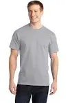 Port & Company PC150 Ring Spun Cotton Tee - Silver