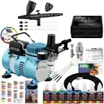 Master Airbrush Cool Runner II Dual Fan Air Compressor System Kit