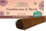 Bless-Frankinc<wbr/>ense-and-Myrrh 100% 100 Sticks (150GM) Frankincense &amp; Myrrh