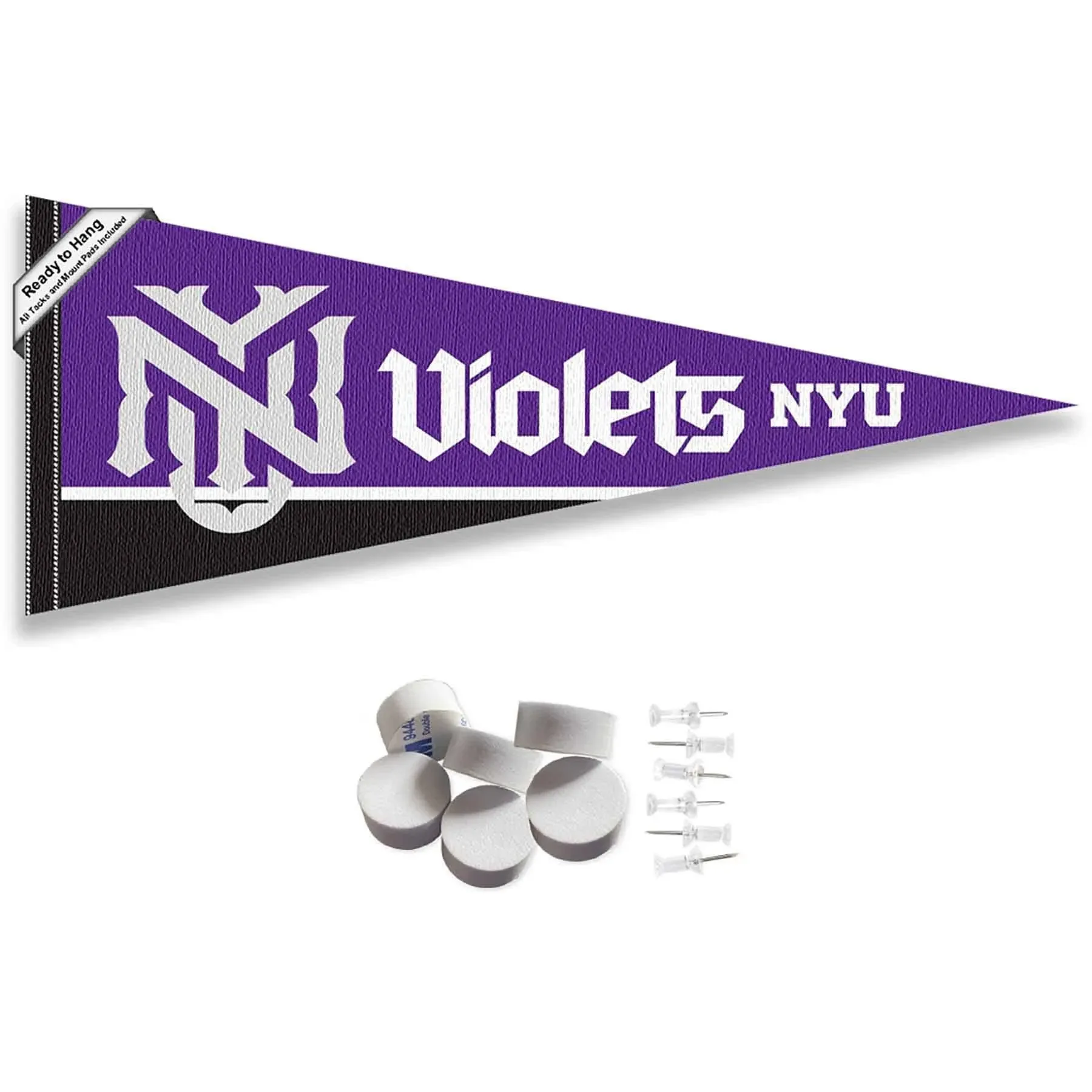 New York Violets Wall Banner Pennant Flag