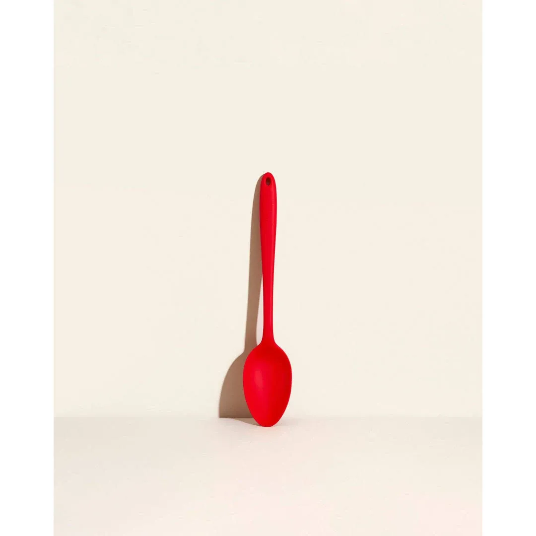 GIR: Get It Right | Heat-Resistant up to 550ÁF | Seamless, Nonstick Kitchen Spoons for Mixing, Cooking, and Stirring | Ultimate - 13 IN, Red