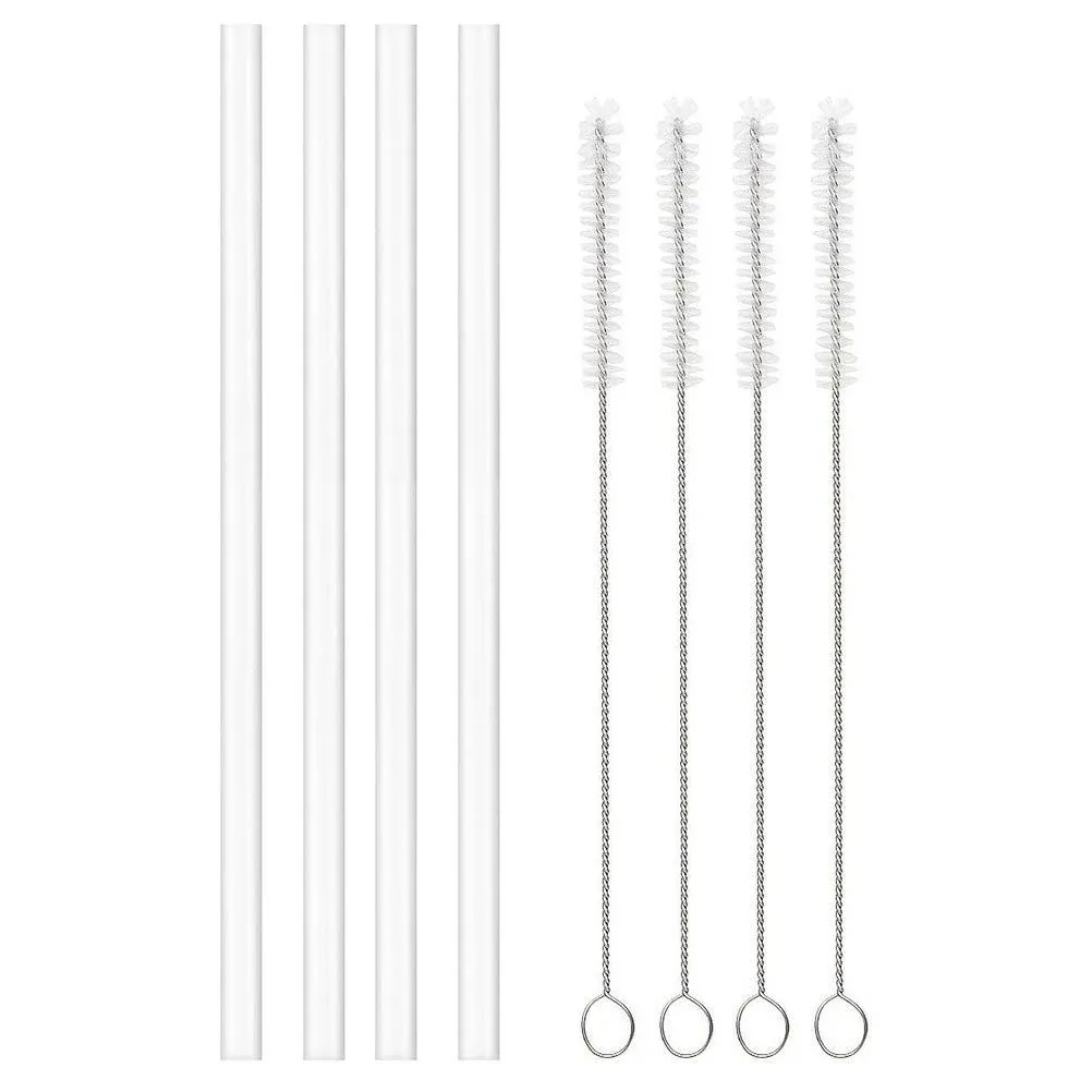 4 Pack Straws Replacement for Hydroflask Wide Mouth Bottle Straw Lid, 4 BPA-Free ...