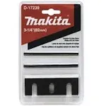 Makita - Planer Blade Set W/Set Plate 3-1/4 Dbl Edged Carbide N1900 (192157-2)