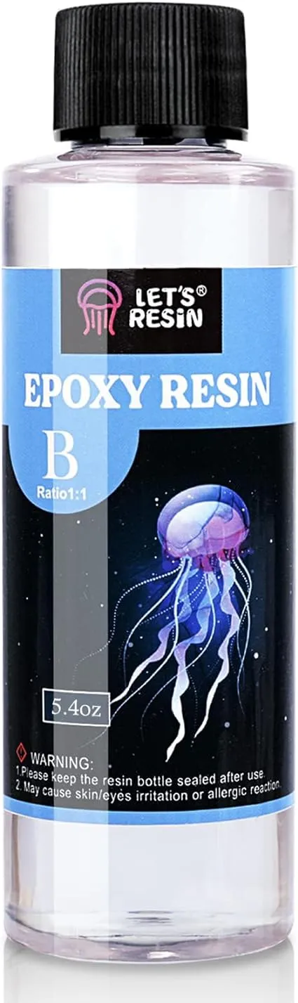 LET'S RESIN Resin Hardener Only 5.4OZ, Part B Epoxy Hardener