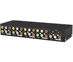 MT-VIKI 8 Way 3 RCA splitter Composite video audio distribution (1 in 8 out)