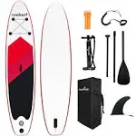 Peakpath Inflatable Stand Up Paddle Board (6 Thick) with Premium Sup Accessories&bag,bottom Fin for Paddling,surf Control,non-slip Deck,leash,pad