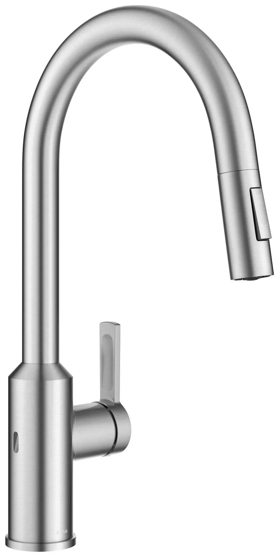 Kraus Oletto Touchless Sensor Pull-Down Single Handle Kitchen Faucet in Spot-Free - Stainless Steel