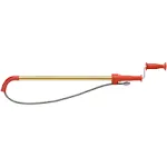 K-6P Hybrid Toilet Snake Auger, Cable Extends to 6 ft. with Integrated Bulb Head (Manual or Cordless Drill Operated)