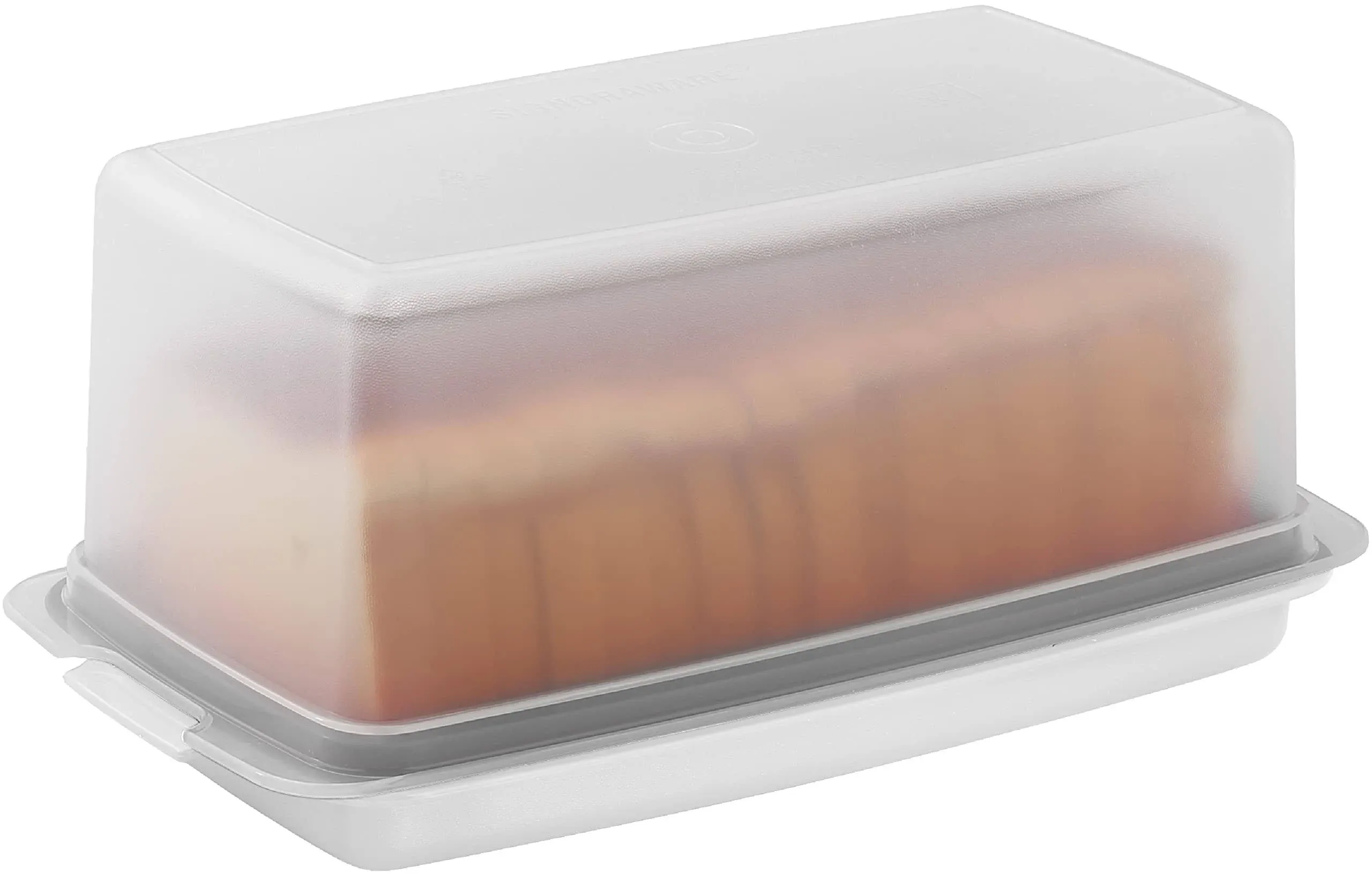 Signora Ware Bread Box -Dual Use Bread holder/airtight Plastic Food Storage Container for Dry or Fresh Foods -2 in 1 Bread Bin- Loaf Cake