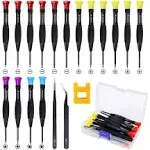 Screwdriver Set 18 PCS Magnetic Small Screwdriver with Slotted Phillips Pentalob