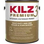 KILZ Premium High-Hide Stain Blocking Interior/Exterior Latex Primer/Sealer