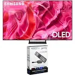 SAMSUNG QN65S90CA 65 Inch OLED 4K Smart TV Cord Cutting Bundle with Redeemable DIRECTV Gemini Air Streaming Device (2023 Model)