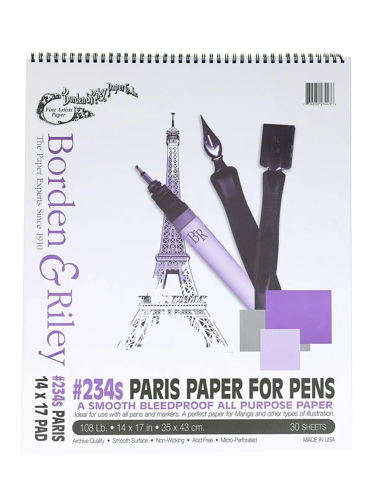 234 Paris Paper, 11X14 Drawing Pad