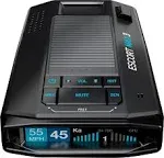 ESCORT MAX 3 Laser Radar Detector - Bluetooth Connectivity, Premium Range, Advanced Filtering, AutoLearn Technology, Voice Alerts, OLED Display, Escort Live App