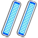 BASIKER BS3 Marine LED Boat Light (2x2000LM 60LED), 10-36V, 316 Stainless Steel ...