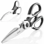 Kitchen Shears by Gidli Lifetime Replacement Warranty Includes Seafood Scissors As a Bonus