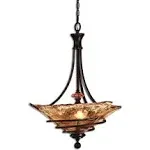 Uttermost Vitalia 3 Light Oil Rubbed Bronze Pendant