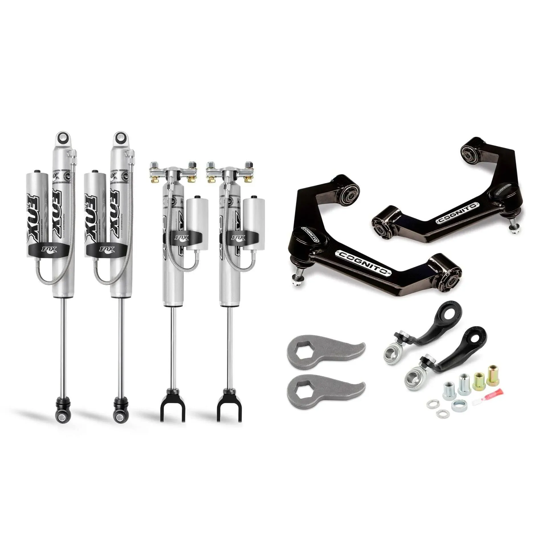 Cognito - 3-Inch Premier Leveling Kit with Fox PSRR 2.0 Shocks for 20-24 Silverado/Sierra 2500/3500 2WD/4WD