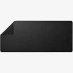 Spigen LD302 Desk Pad 35.4" x 15.7" Desk Mat Nonslip Rubber Base Waterproof Desk Blotter for Desktop Velo PU Leather Computer Desk Pad - Black