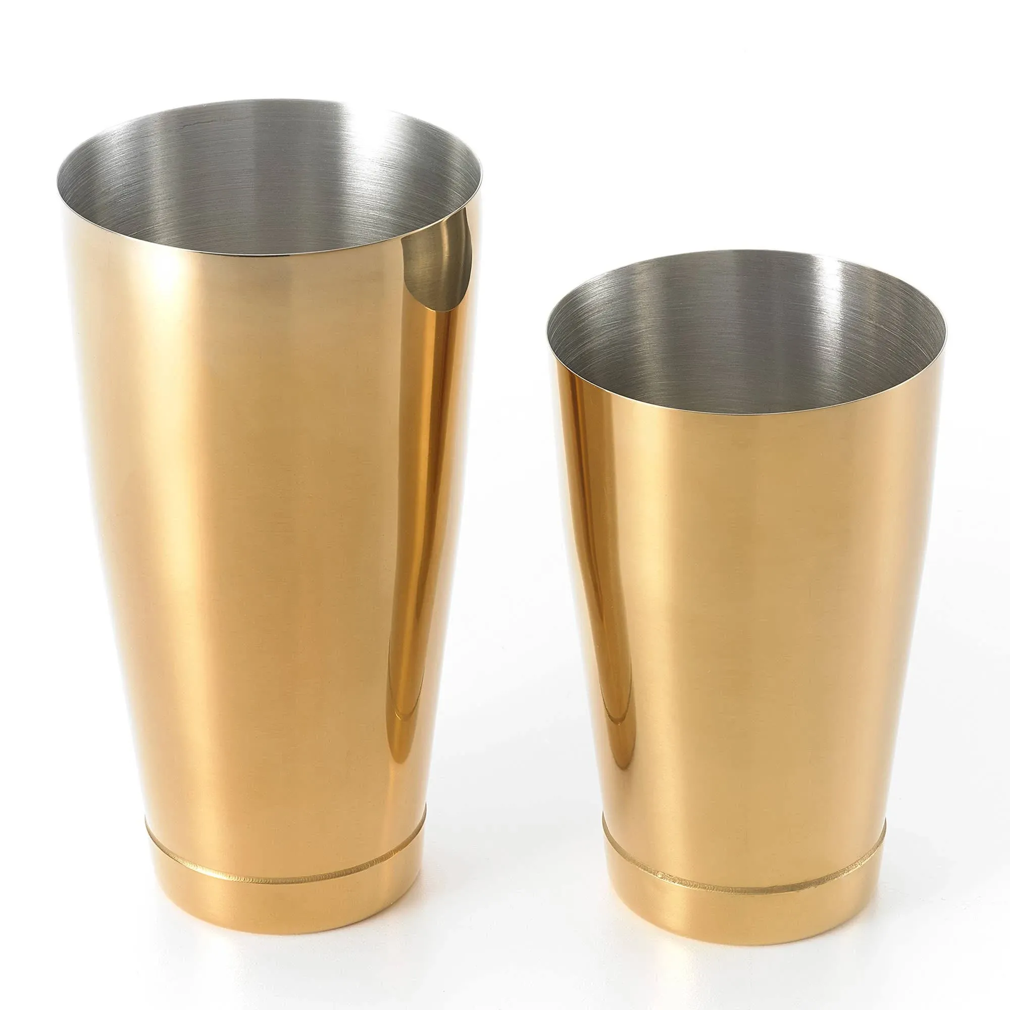 Barfly M37009GD Cocktail Shaker Tin, Set 18 oz and 28 oz, Gold